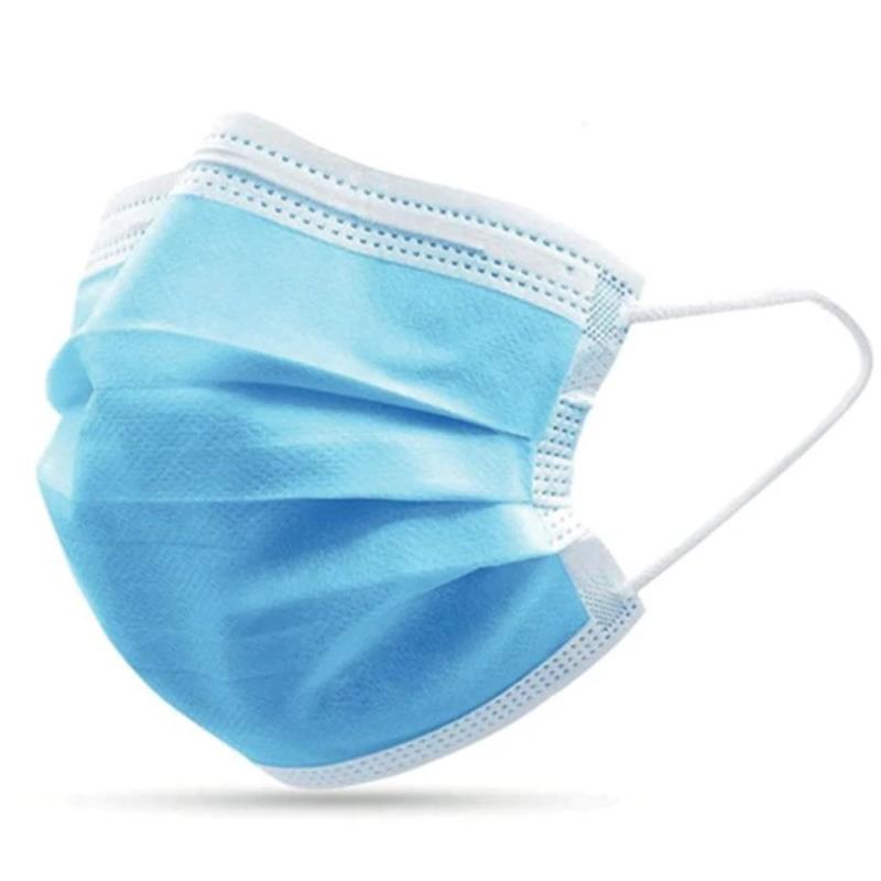 EARLOOP 3-PLY FACE MASK 50/BX - Disposable Face Mask